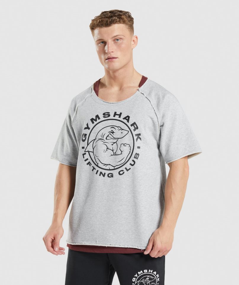 Koszulki Gymshark Legacy Rag Top Męskie Głęboka Szare | PL 526SDW